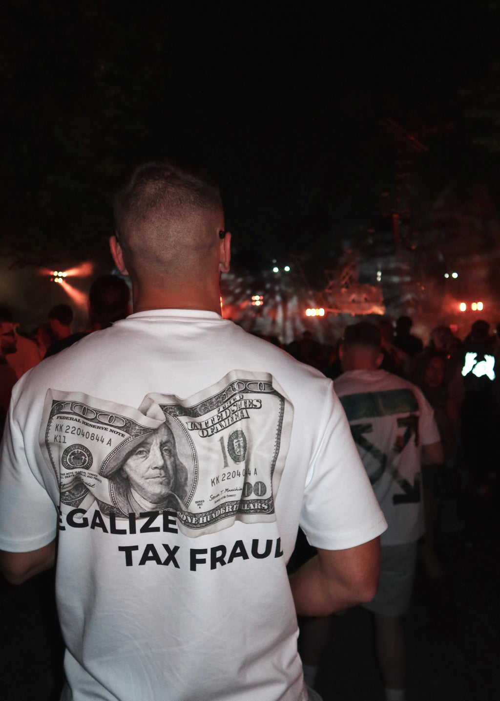 TAX FRAUD TEE - WHITE