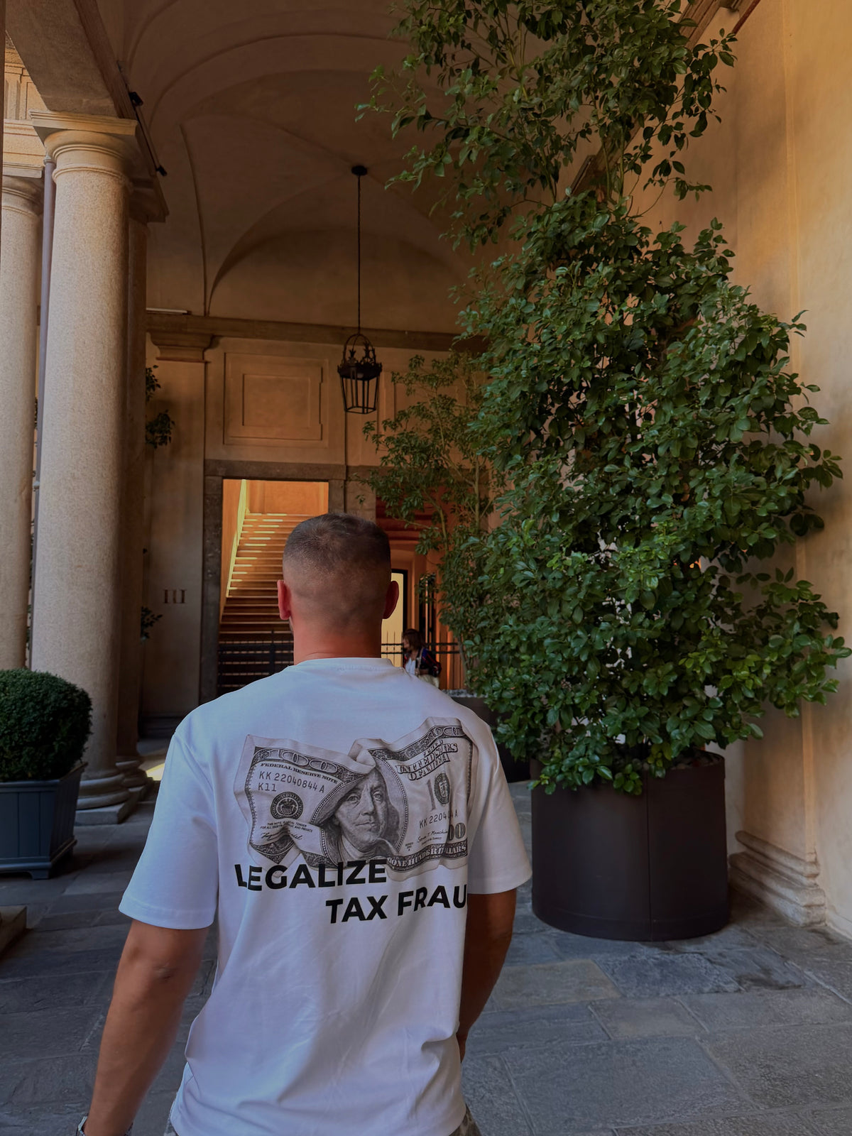 TAX FRAUD TEE - WHITE