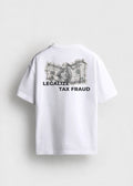 TAX FRAUD TEE - WHITE